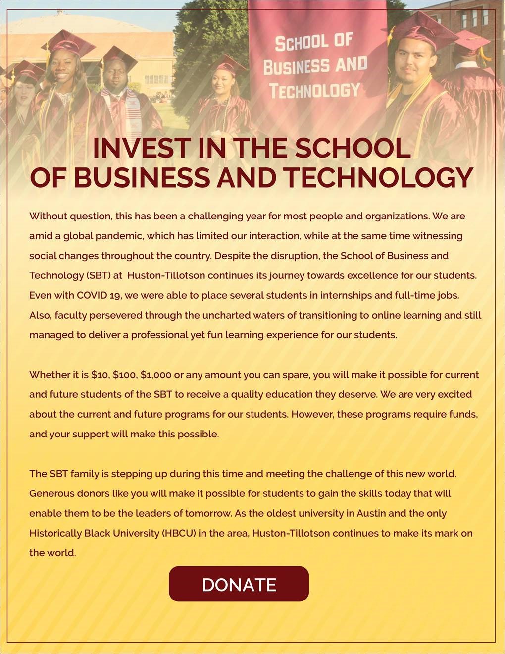 Donate to SBT